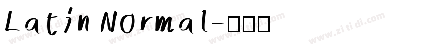 Latin Normal字体转换 Latin Normal字体转换